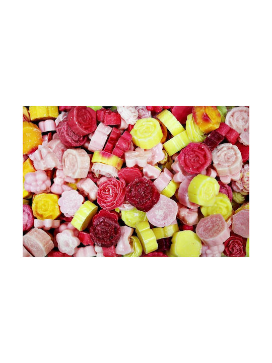 Pachet de 1kg de ceară de soia pentru topire, parfum de trandafir