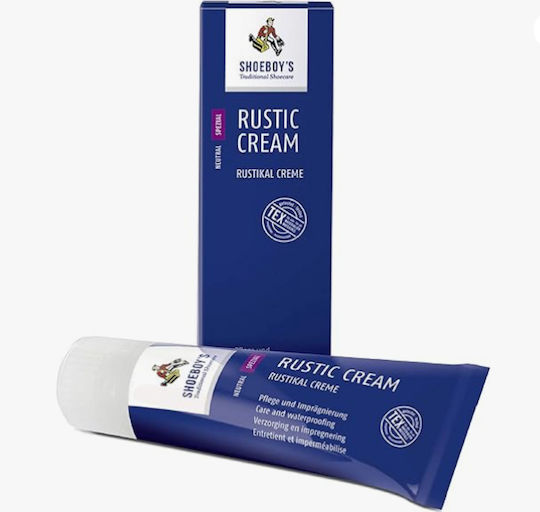 Shoeboy's Leather Rustic Cream 75ml Special Care Cream Impregnation Waterproofing Leather Tube Sponge Neutral All