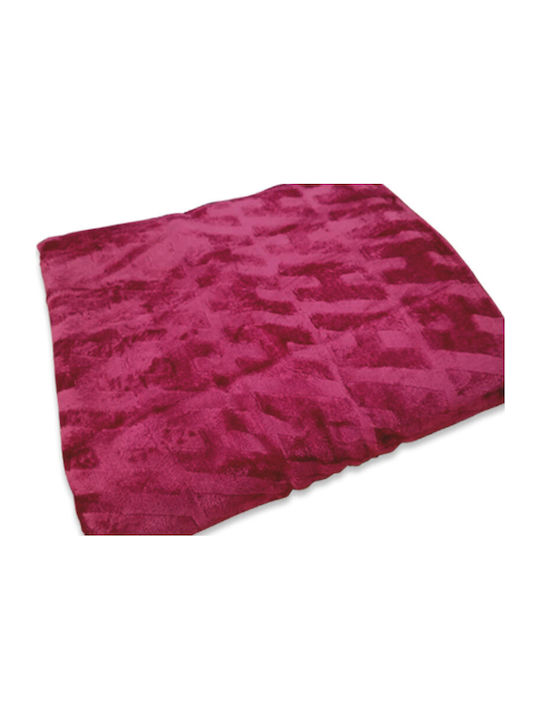 Soft Κουβέρτα Fleece Μονή 160x220εκ. Μπορντό