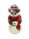 Hanging Snowman Ornament 10x28cm