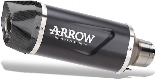 Arrow Exhaust Aluminium Dark Indy Race Evo Carbon End Cap for Honda Cb 500 Hornet 2024 71964AKN Aluminum Dark