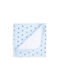 Interbaby Blanket Spanish Nursery Swaddling Blankets Estrella Cotton Blue 70x70cm