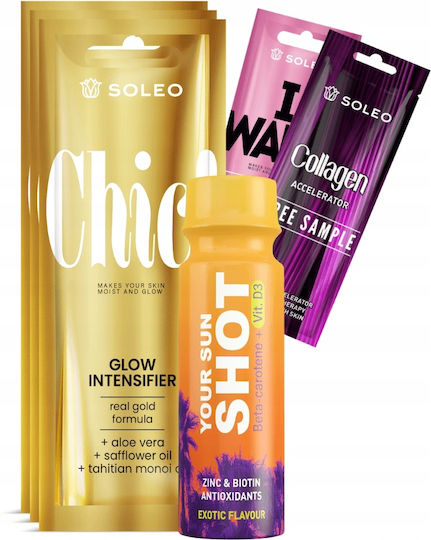 Soleo Chic 3x15ml Accelerator de Bronzare cu Particule de Aur