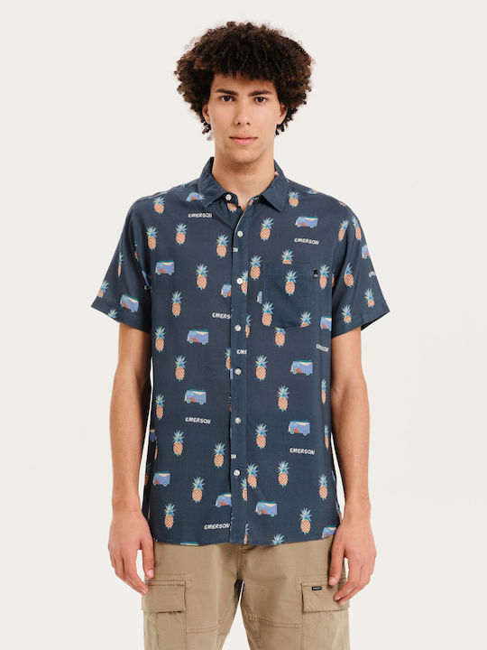 Emerson Short-sleeved Shirt Blue