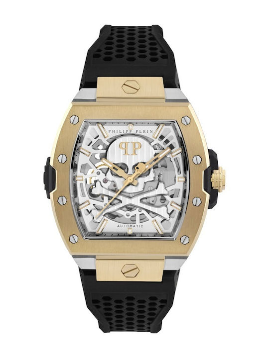 Philipp Plein The Skeleton Ανδρικό Ρολόι Μπαταρ...