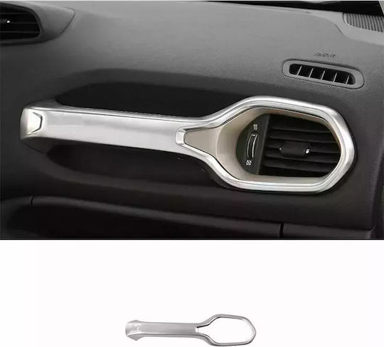 Griffabdeckung Beifahrer Jeep Renegade 2016-2022 – Silber Aif34