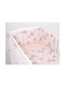 Bobono Παιδική Παπλωματοθήκη Μονή Powder Pink 100x135εκ.
