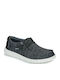 Wally Stretch Sox Ανδρικά Μοκασίνια σε Μαύρο Χρώμα