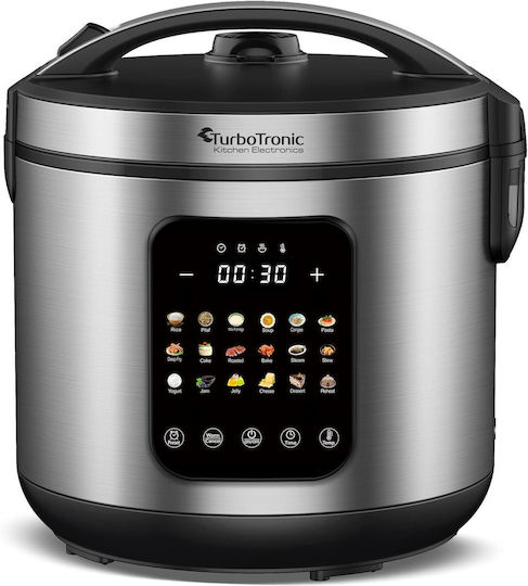 Turbotronic Multifunktionskocher 860W mit Kapazität 5Es Silber