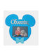 WoodStudio Cadru de poze pentru copii Rama foto Albastru 13x18cm