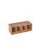 Κουτί Αποθήκευσης Τσάι 4 Θέσεων 29x13x10 Espiel Xyx109 29x13x10 Bamboo