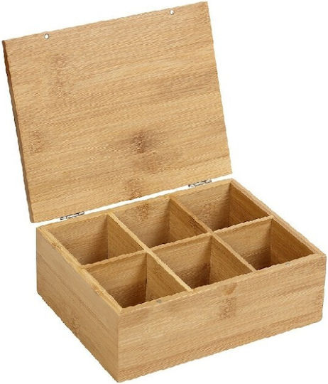 Espiel Box Cap 6-positions Bamboo 21x16x7.5cm Code Xyx112
