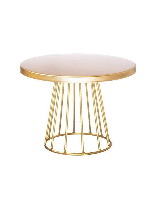Metal Cake Stand Set Gold 2pcs Rt231 Nv-7130231