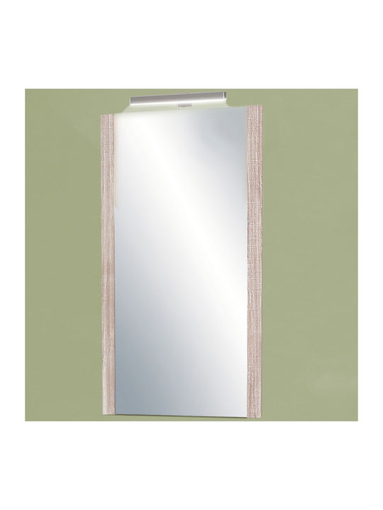 LED стенен огледало Probagno 629am 50x90см сиво