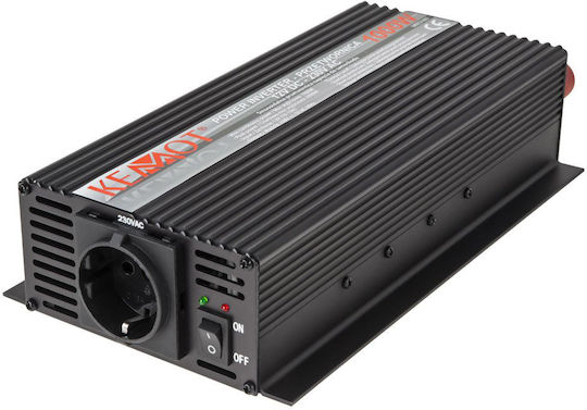 Kemot Inverter Ισχύος 1000W με Τάση Εισόδου 24V (Μονοφασικό) DM-3166