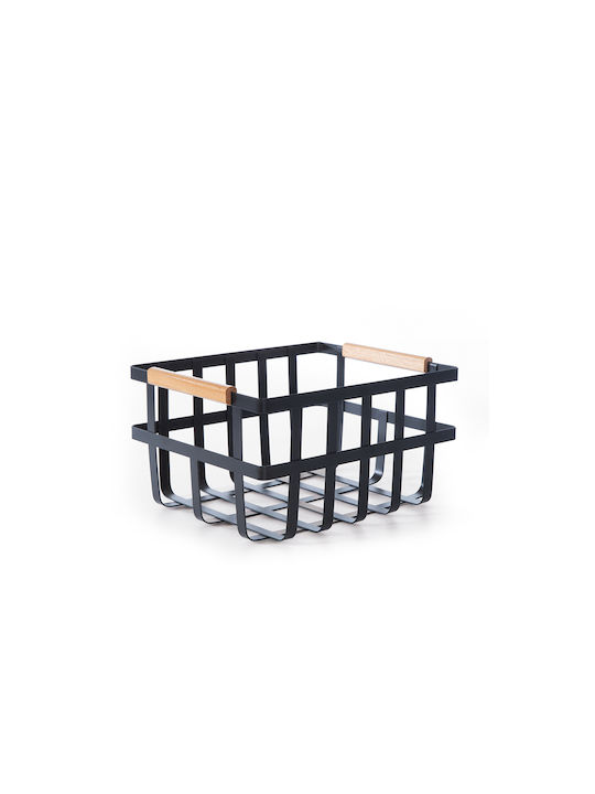Nef-nef Homeware Sezen Black Basket 31x26x16.5