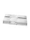 Angelo Glass Ashtray 2 Slots "crystal" Cigars 20cm