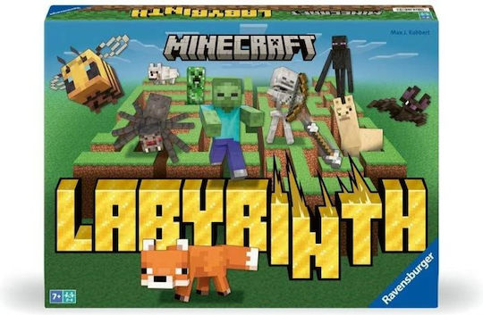 Board Game Minecraft Labyrinth for 2-4 Players 7+ Years Old (EN) Ravensburger