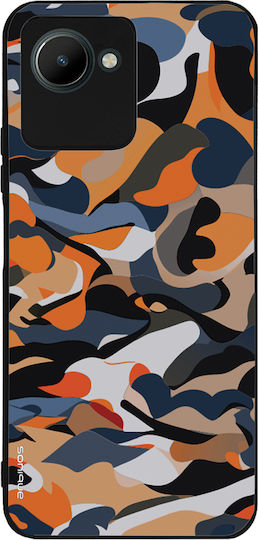 Sonique Tarnung Armee Serie Hülle Realme C30 Orange