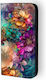 Floral Design Buchhülle 91730 iPhone 16 Pro