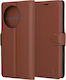 Techsuit Folio Back Cover Δερμάτινο Καφέ (OnePl...