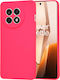 Techsuit Back Cover Σιλικόνης Φούξια (OnePlus 13R)