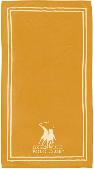 Greenwich Polo Club Beach Towel Cotton Ecru 170x90cm.