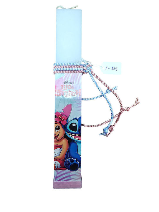Λαμπάδα Lilo & Stitch Στρογγυλή Αρωματική (Διάφορα Σχέδια)
