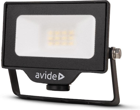 Avide Στεγανός Προβολέας LED 10W Φυσικό Λευκό 4000K IP44