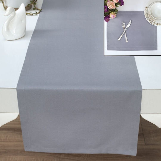 Tropik Home Ράνερ Σετ 7τμχ Gray 40x170εκ.