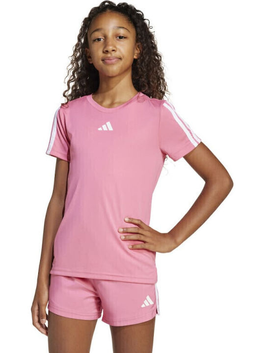 adidas Παιδικό T-shirt Ροζ Essentials