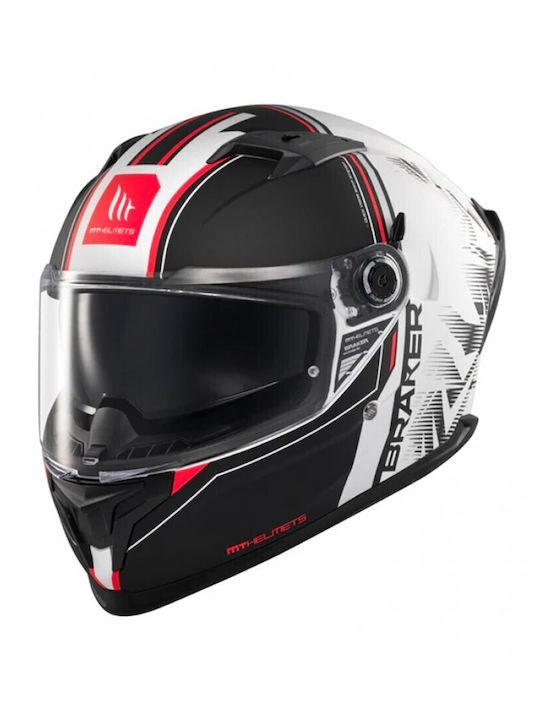 MT Braker SV Black Matt Motorcycle Helmet Full ...