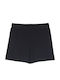 Kinder-Shorts/Bermudas Stoff Schwarz
