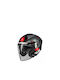 MT Cosmo SV S Silence B2 Black Grey Gloss Motorcycle Helmet Jet DOT ECE 22.06 1450gr with Sun Visor
