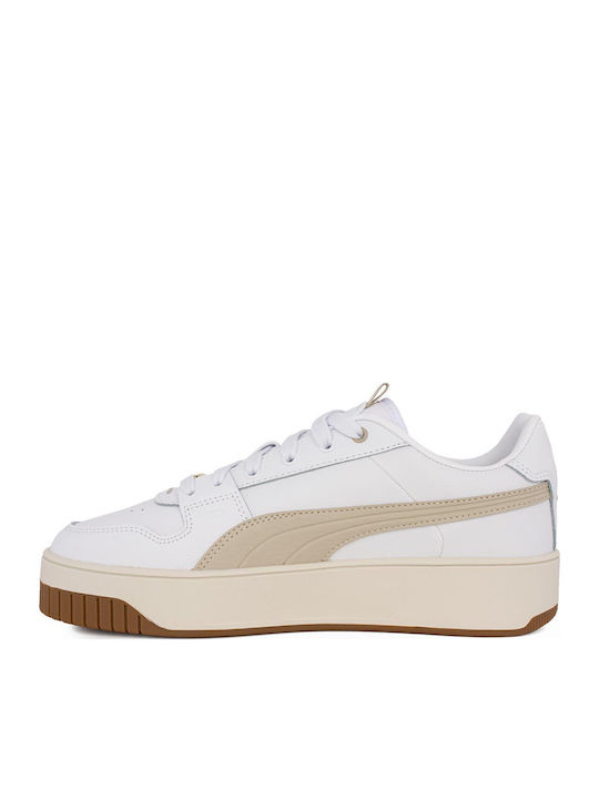 PUMA Carina Street Lux Γυναικεία Sneakers Άσπρο...
