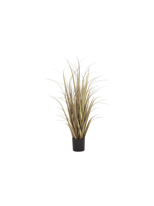 Plantă artificială de iarbă în ghiveci bej din plastic 152cm