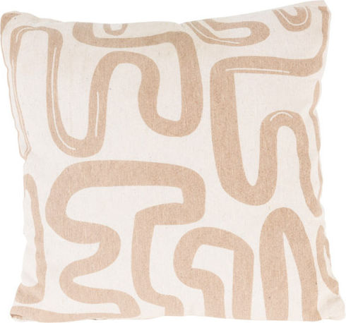 Koopman Sofa Cushion Ecru Pink 45x45cm
