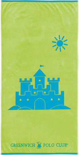 Greenwich Polo Club Kids Beach Towel Blue 140x70cm