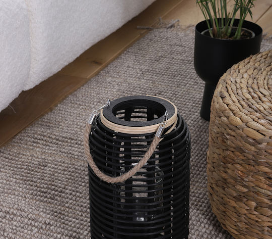 Nef-Nef Homeware Laterne Metallisch Schwarz 18x18x30cm 1Stück