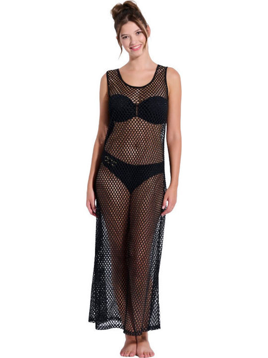 Jeannette Lingerie Γυναικείο Μακρύ Φόρεμα Παραλ...