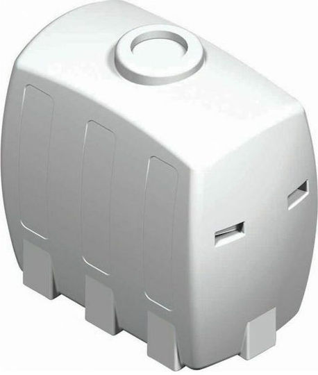 Slim S7 Vertical Narrow Plastic Storage Tank 700lt for Water / Petroleum White