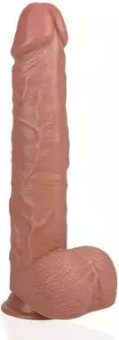 Shots Ρεαλιστικό Dildo με Όρχεις και Βεντούζα 33cm