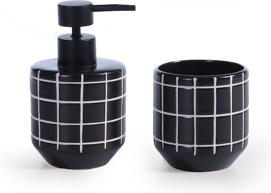 Nef-Nef Homeware Dispenser Ceramic Black 280ml