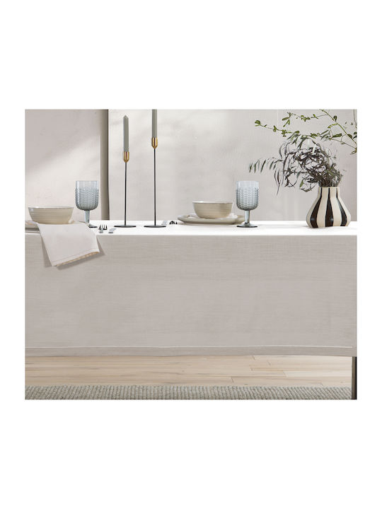 Nef-Nef Homeware Tischtuch Steady Ecru 150x300cm