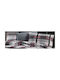 Dimcol Εκάβη Σετ Μαξιλαροθήκες με Φάσα 424 Grey-bordeaux 50x70εκ.