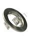 Gtv Recessed Spot with Socket GU10 Silver 1pcs