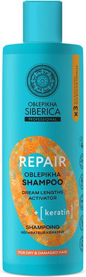 Natura Siberica Oblepikha Σαμπουάν Αναδόμησης/Θρέψης για Ταλαιπωρημένα Μαλλιά 400ml
