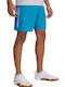 Woven Wordmark Sports Men's Light Blue Shorts
