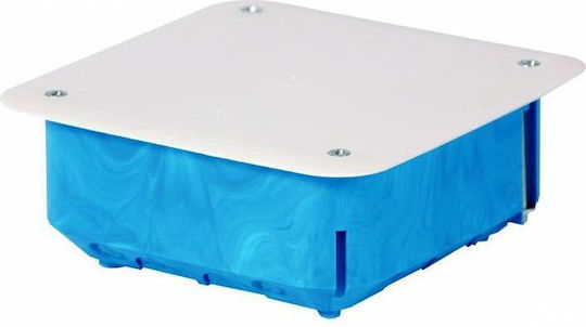Simet Flush Electrical Box for Drywall in Blue Color