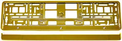 AMiO AMiO Nummernschildrahmen Zurück Metallisch 53 x 53cm Gold 1 Stück